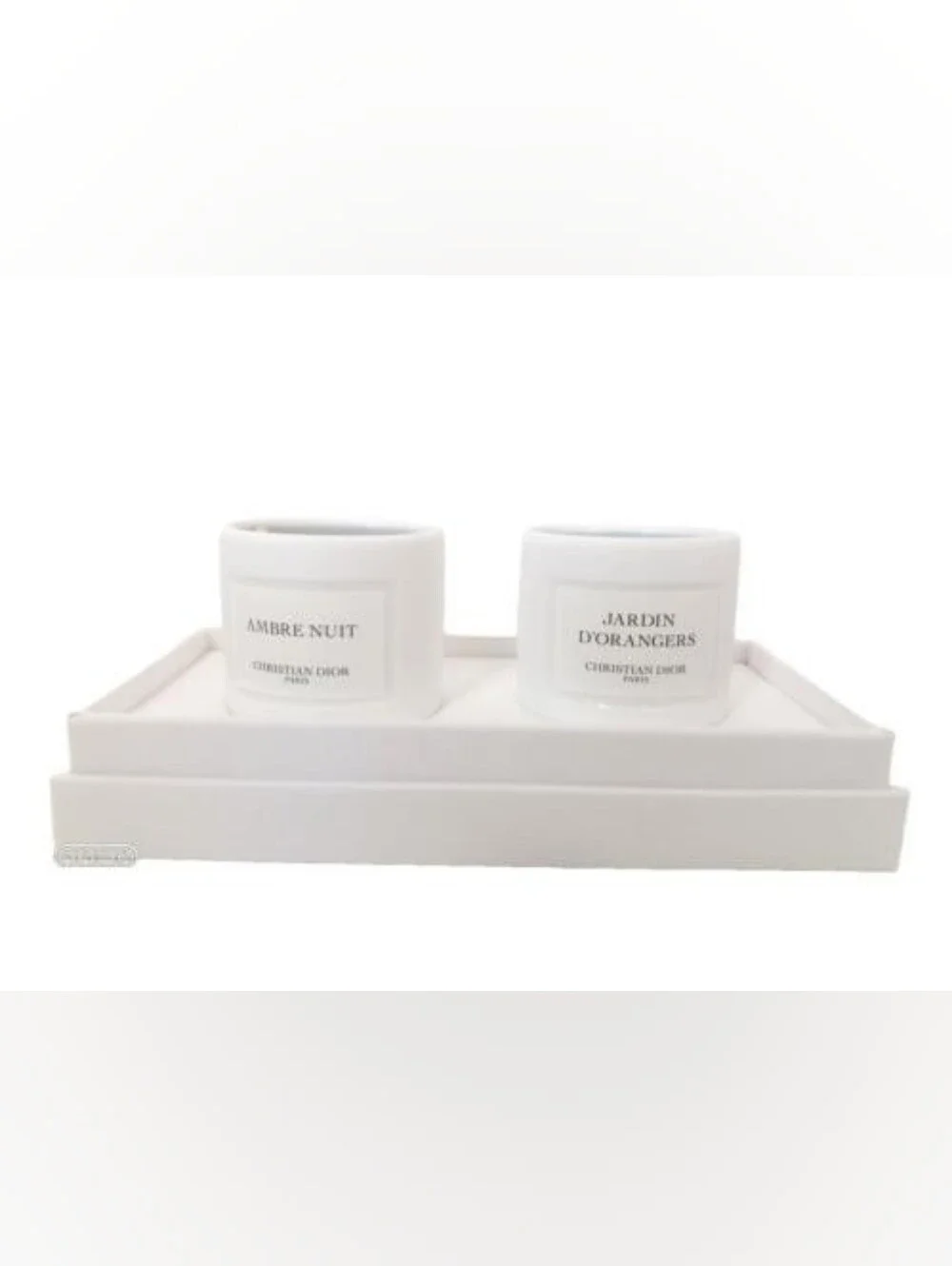ChristianDior Limited Edition Jardin d'Orangers & Ambre Nuit Scented MiniCandles
